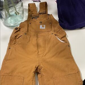Carhartt Kids Tan Overalls
